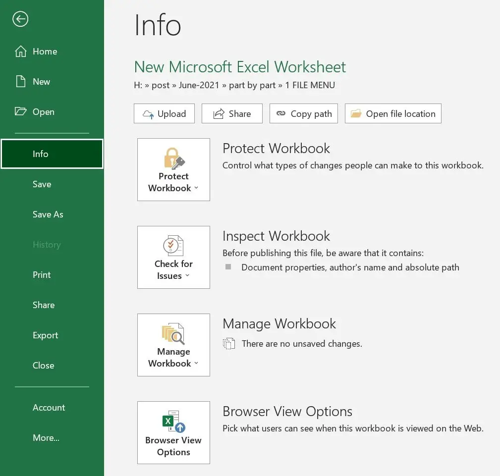 ms excel insert password