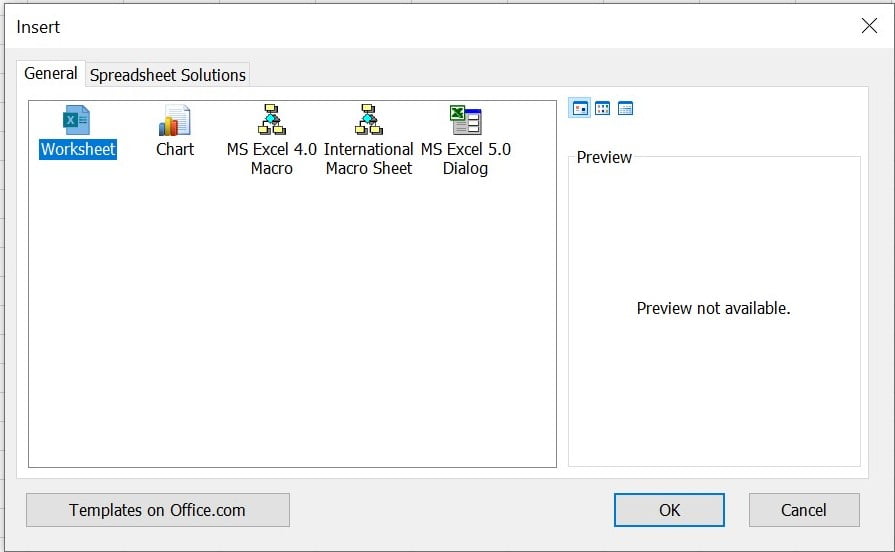 how to insert new sheet in excel