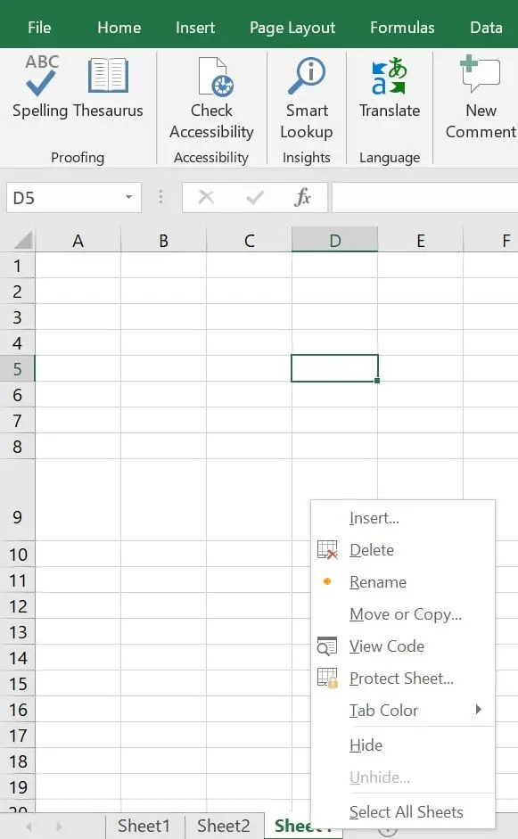 password protect excel file