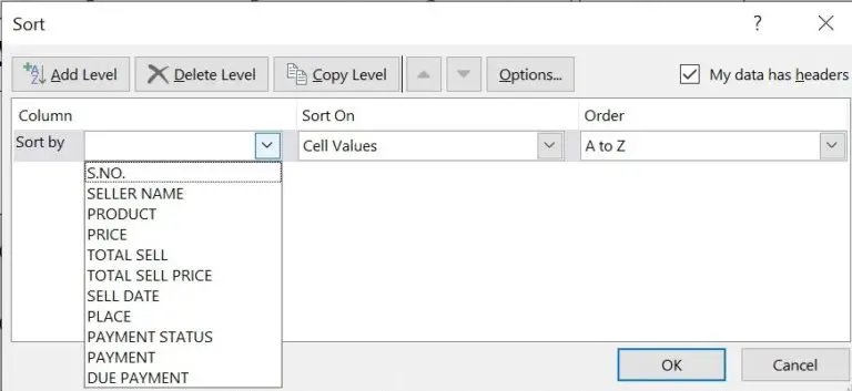 Rows and Columns in Excel