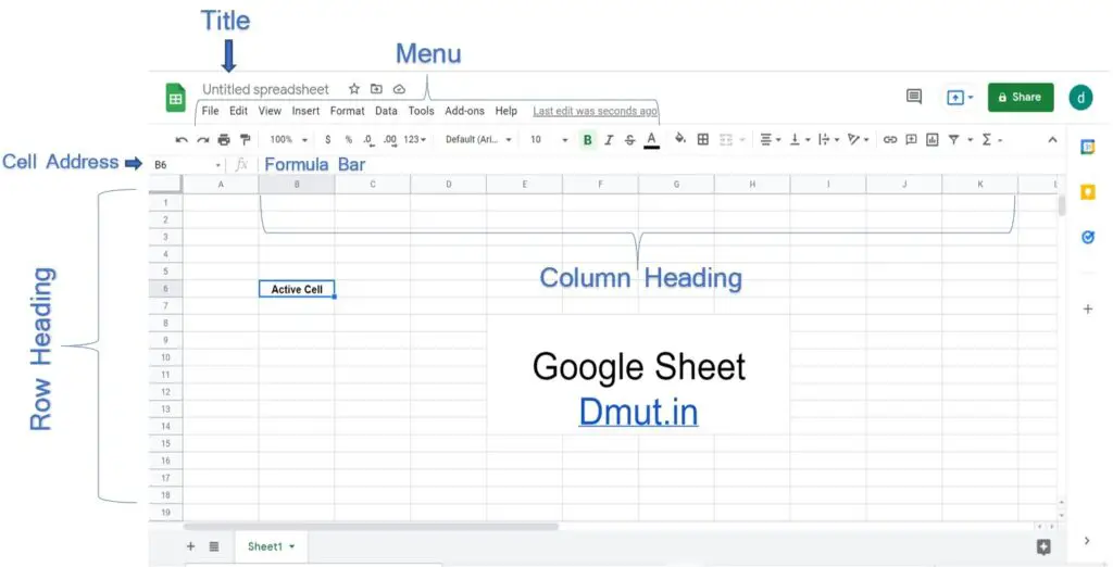 Google Excel Spreadsheet Hindi