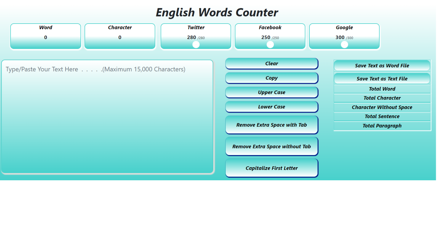 word counter english