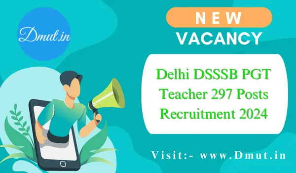 Delhi DSSSB PGT Teacher Recruitment 2024
