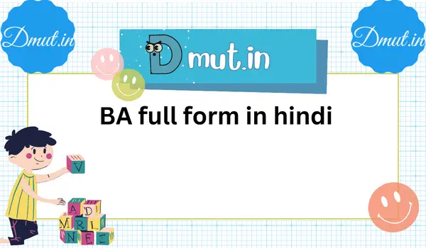 BA full form in hindi