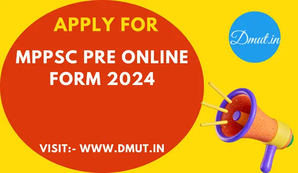 MPPSC Pre Online Form 2024